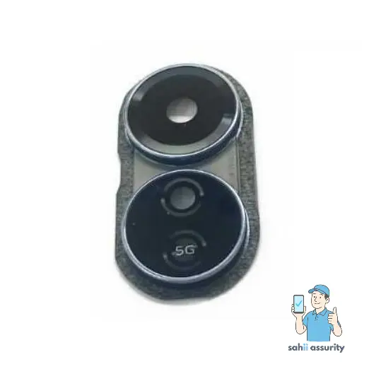 Camera Lens Glass with Frame for Oppo A17 Orange thumbnail